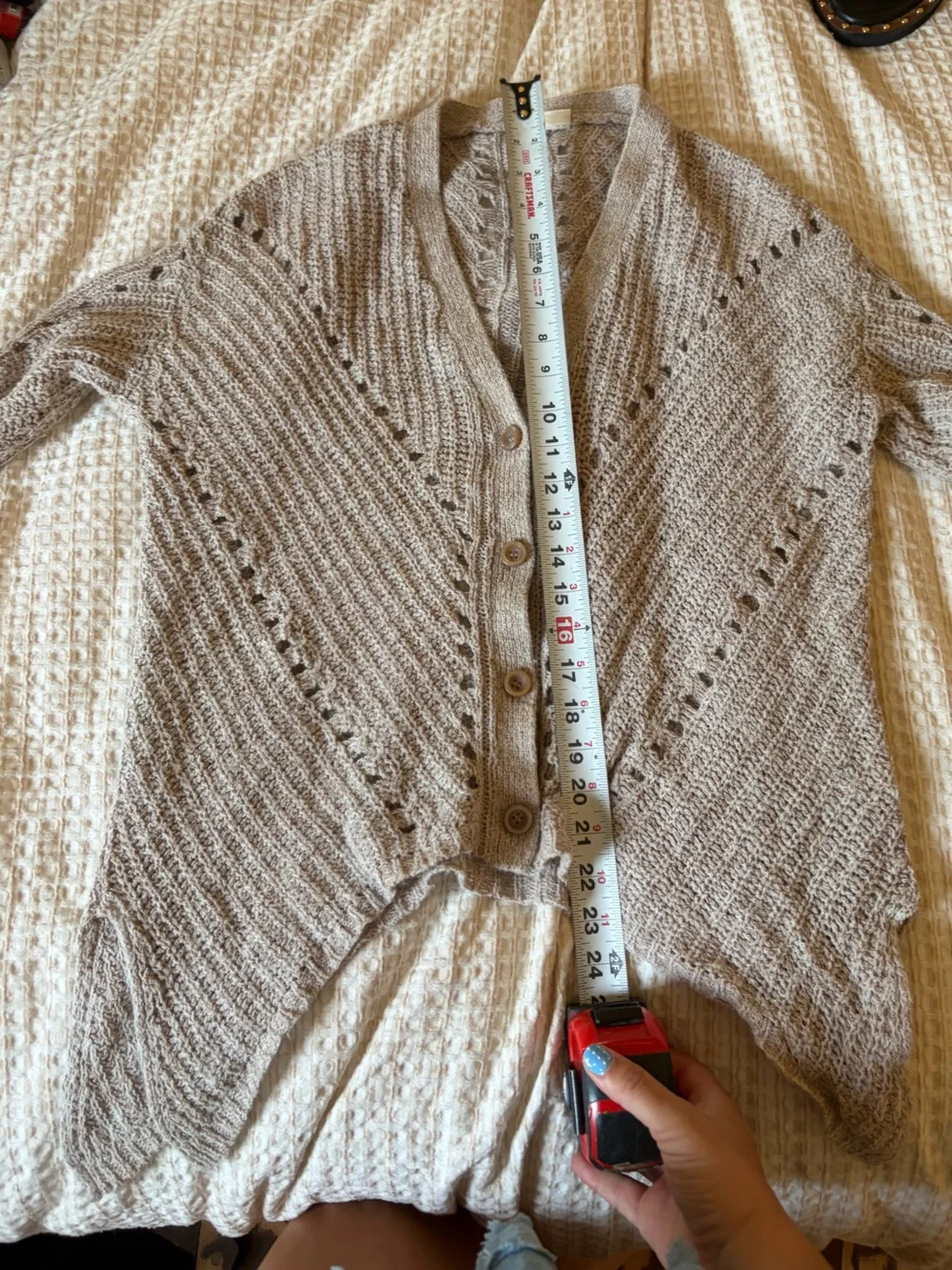 Moth Anthropologie Beige Cardigan